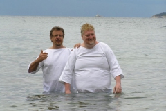Křty v moři