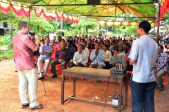 Luboš káže na evangelizaci