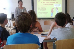 Veronika vyučuje na Etických dílnách